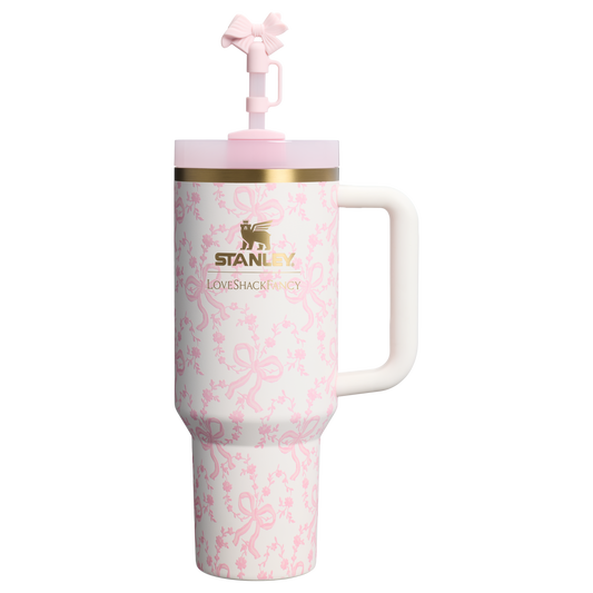 Stanley 1913 x LoveShackFancy Holiday Quencher® H2.0 FlowState™ Tumbler | 40 OZ